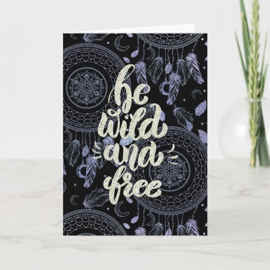ワイルドで自由に カード (正面)