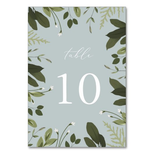 ワイルドとグリーン テーブルナンバー (正面)