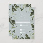 ワイルドとグリーン 出欠カード (正面/裏面)