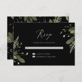 ワイルドとグリーン 出欠カード (正面/裏面)