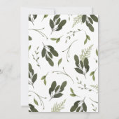 ワイルドとグリーン 招待状 (裏面)