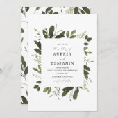 ワイルドとグリーン 招待状 (正面/裏面)