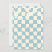 ワイルドと三レトロデイジー3歳 招待状 (裏面)