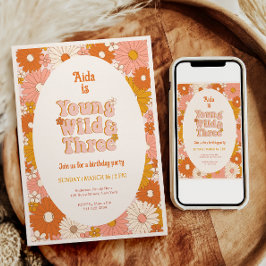 ワイルドと三レトロデイジー3歳 招待状