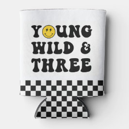 ワイルドと少年3歳の誕生日 缶クーラー