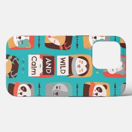 ワイルドと穏やかな Case-Mate iPhoneケース (裏面 (横))