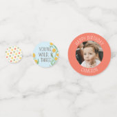 ワイルドと3人の自然誕生日パーティー コンフェッティ (正面)