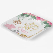 ワイルドと3歳の若者 – ピンクサファリガール第3戦 ペーパープレート (傾斜あり)