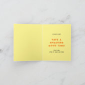 ワイルドと3歳の誕生日キッズモンスターカー カード (内部)