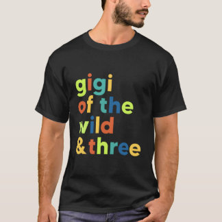 ワイルドと3歳の誕生日マッチングFのギギ Tシャツ