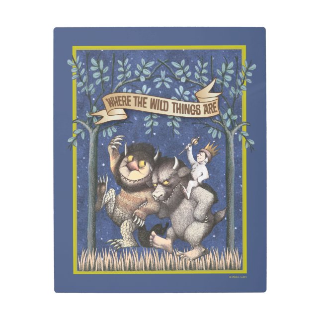 ワイルドなものがグラフィックであるところ メタルプリント (正面)