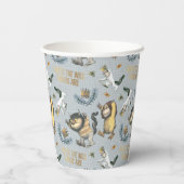 ワイルドなものがベビーシャワー紙カップ 紙コップ (裏面)