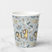ワイルドなものがベビーシャワー紙カップ 紙コップ (正面)