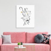 ワイルドなものが引用文グラフィック キャンバスプリント (インサイチュ (リビング))