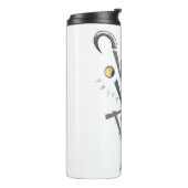 ワイルドなものが引用文グラフィック タンブラー (回転左)