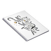 ワイルドなものが引用文グラフィック ノートブック (右側)