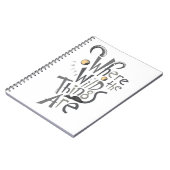 ワイルドなものが引用文グラフィック ノートブック (左側)