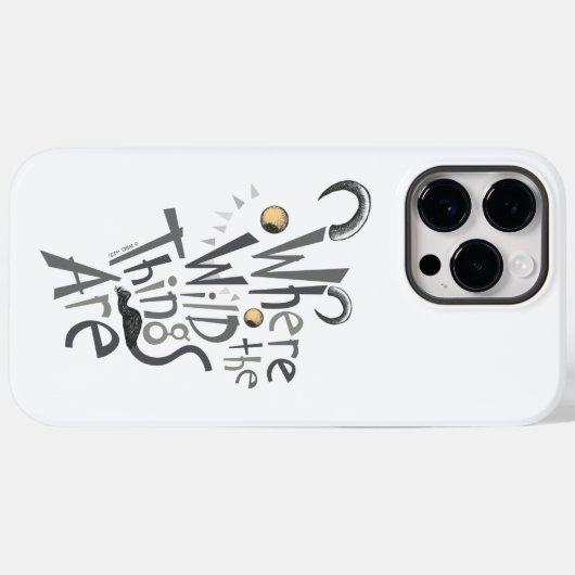 ワイルドなものが引用文グラフィック Case-Mate iPhoneケース (裏面 (横))