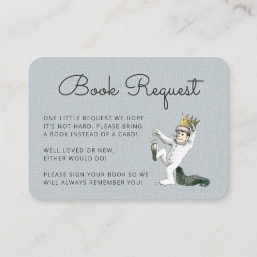 ワイルドなアイテムがある場所 – Book Request Insert エンクロージャーカード (正面)