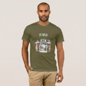 ワイルドなカメラの写真　木　アドベンチャー Tシャツ (正面フル)