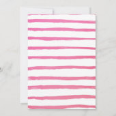 ワイルドなトラの誕生日招待状 招待状 (裏面)