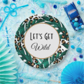 ワイルドなプレートバチェロレッテ ペーパープレート (パーティー)