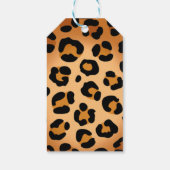 ワイルドなホリデーを願っています、チーター、ゼブラ柄 ギフトタグ (裏面)