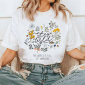 ワイルドなボタニカル Tシャツ