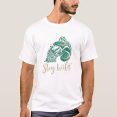 ワイルドなモダン髭 skull tシャツ (正面)