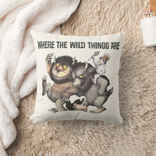 ワイルドなモノがキャラクター クッション (ブランケット)