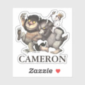 ワイルドなモノがキャラクター シール (シート)