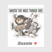 ワイルドなモノがキャラクター シール (シート)