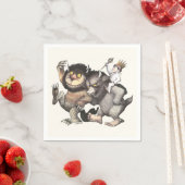 ワイルドなモノがキャラクター スタンダードカクテルナプキン (インサイチュ)