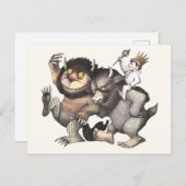 ワイルドなモノがキャラクター ポストカード (正面/裏面)