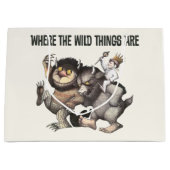 ワイルドなモノがキャラクター ラージペーパーバッグ (正面)