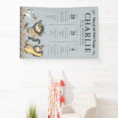 ワイルドなモノが生まれる場所 – 1歳の誕生日マイルストーン 横断幕 (インサイチュ)