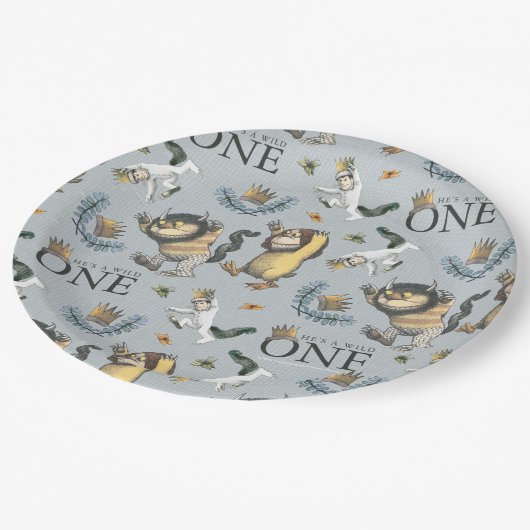 ワイルドなモノが生まれる10歳の誕生日 ペーパープレート (アングル)