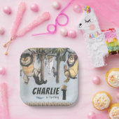 ワイルドなモノが生まれる10歳の誕生日 ペーパープレート (パーティー)