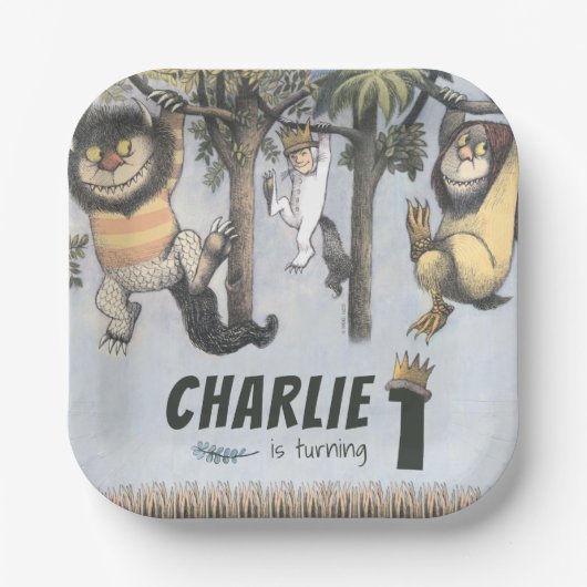 ワイルドなモノが生まれる10歳の誕生日 ペーパープレート (正面)