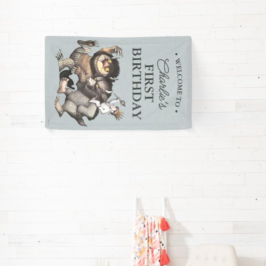 ワイルドなモノが生まれる10歳の誕生日 横断幕 (インサイチュ)