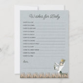 ワイルドなモノたちが赤ちゃんのシャワーを望む場所 ノートカード (正面)