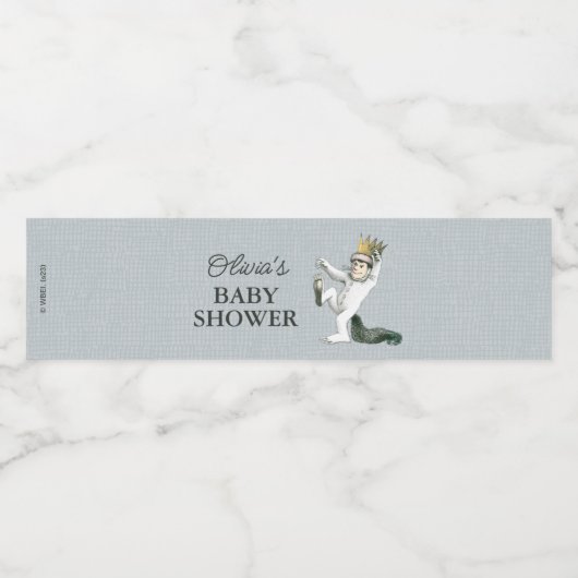 ワイルドなモノたちが赤ん坊シャワーになっている場所 ペットボトルラベル (シングルラベル)