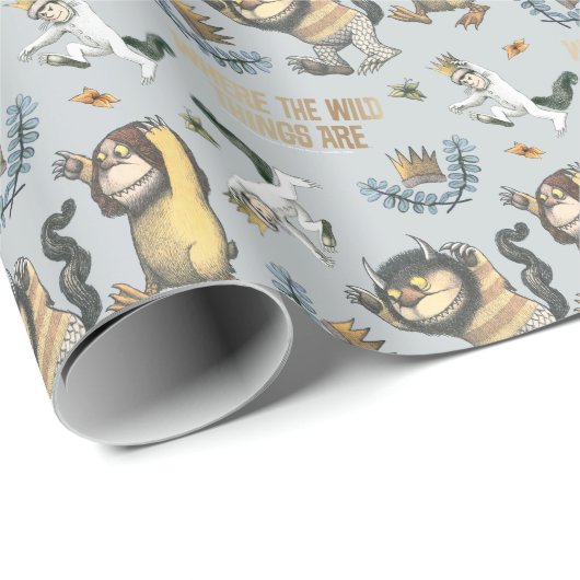 ワイルドなモノたちが赤ん坊シャワーになっている場所 ラッピングペーパー (ロールコーナー)