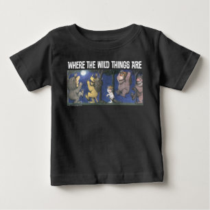 ワイルドなモノとマックス踊りを月明かりの中で ベビーTシャツ