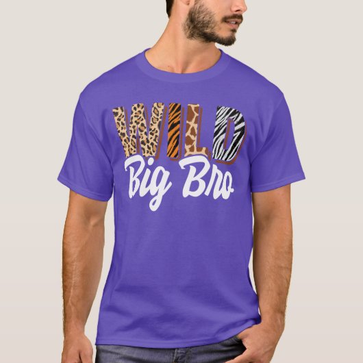 ワイルドな大冒険 兄弟の動物園 誕生日 サファリ ジャングル Tシャツ (正面)