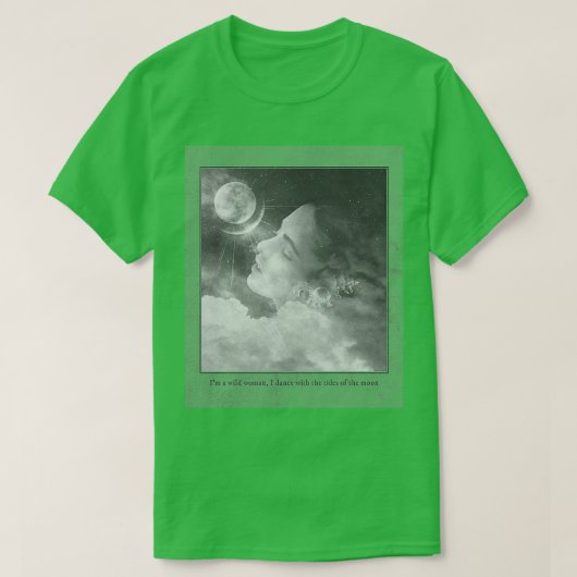 ワイルドな女だ Tシャツ (デザイン正面)