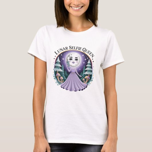 ワイルドな月乙女セルフィー魔法 Tシャツ (正面)