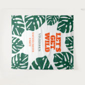 ワイルドな熱帯バチェロレッテ タペストリー (正面(横))