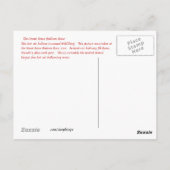 ワイルドな熱気球はがき ポストカード (裏面)