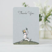 ワイルドな物がある場所ベビーシャワーありがとう 招待状 (スタンド正面)